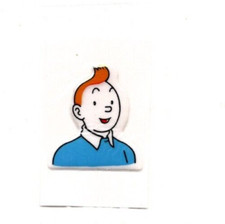 Figurine Pégatinas TINTIN en