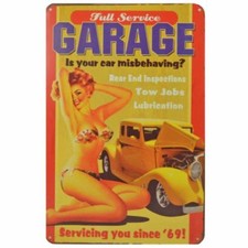 PLAQUE DECORATIVE SEXY PIN UP