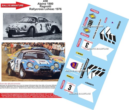Decals ref 0438 renault - decals,