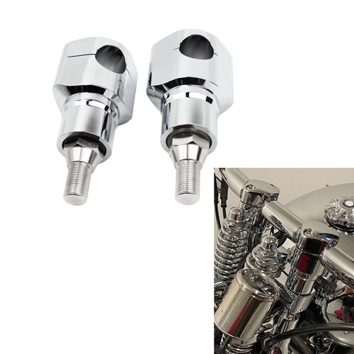 Bar chrome riser kit - 1",
