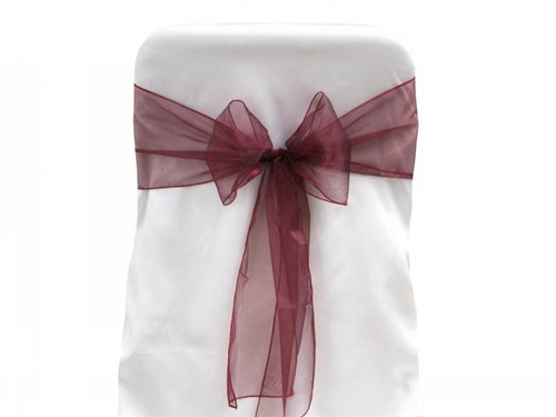 Chair bow organza - 72,