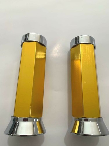 Custom bicycle grips gold - custom,