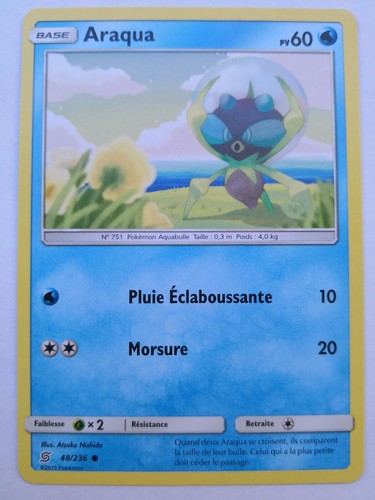 Carte pokémon araqua - -,
