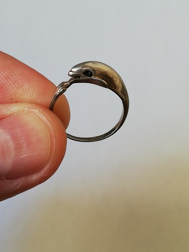 Bague femme vintage dauphin - bague,