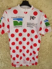 Maillot à pois cycliste TOUR INTERNATIONAL Féminin BRETAGNE NORET made in France