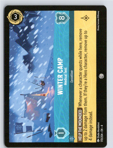 Winter camp medical tent - winter,
