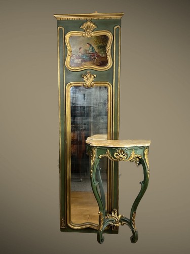Console trumeau ancien en - ancien,