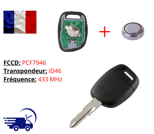 Clé électronique vierge - clé,