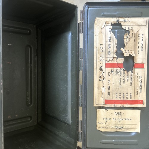 Caisse munition métal - caisse,