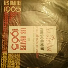 LES BEATLES 33T ODEON OSX 228 -1965 - Encart Rouge + Macaron - Vinyle Bon État 