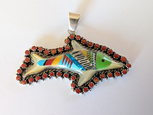 Pendentif navajo dauphin - navajo,