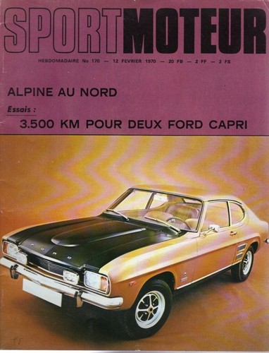 Sport moteur 170 1970 - 170, ford