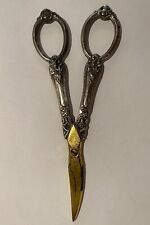 Ciseaux Raisin Ancien Argent Massif Art Nouveau