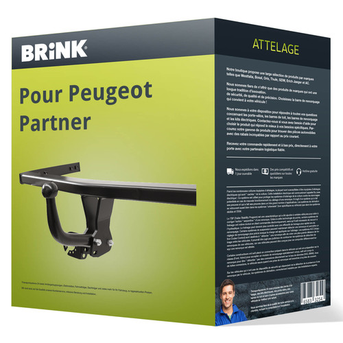 Attelage pour peugeot - peugeot, partner