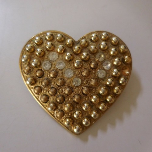Cœur pendentif perles