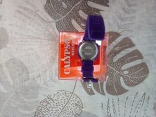 Montre digitale CALYPSO WATCHES : Cadran jaune Bracelet violet dans son coffret