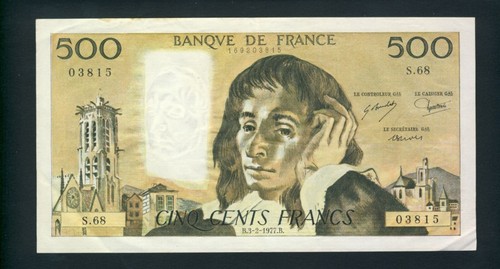 Billet 500 francs - billet,
