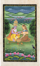 Radha krishna peinture love - krishna,
