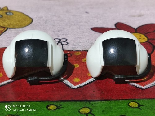 Playmobil casques blancs - casques,