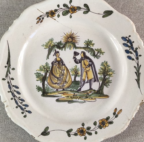Assiette ceramique faïence - assiette,