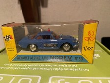 NOREV PLASTIQUE ANCIENNE BOITE RENAULT1 ALPINE GENDARMERIE -1/43-IDEM PAYA RICO