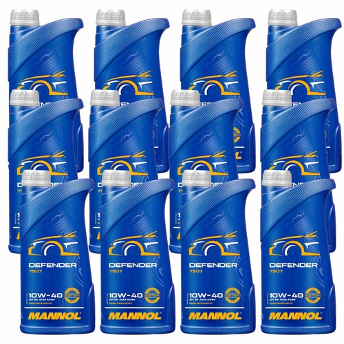 12x1 litres mannol defender - litres,