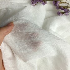 Translucide Coton Lin Tissu Lin Uni DIY Matériel Vêtements Robe Chemise Gilet