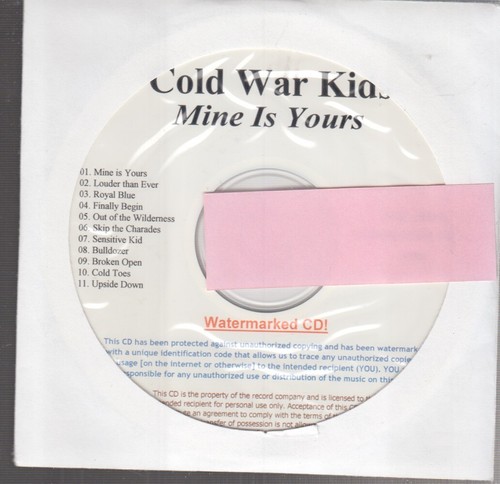 Cold war kids mine - kids, cd