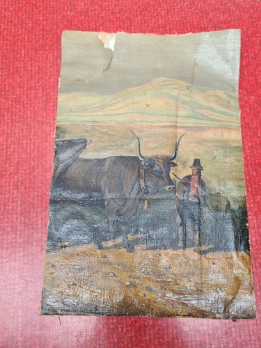 Ancien tableau fragment - tableau,