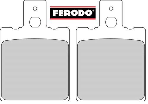Plaquettes ferodo arrière - plaquettes,