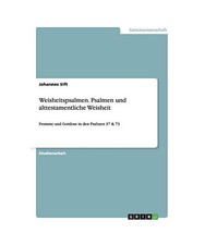 Weisheitspsalmen. Psalmen und