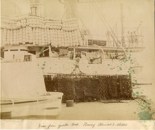 Asia, Admiral Shelter, Centurion Vintage albumen print. Tirage albuminé  20x