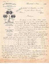 Facture.AM20862.Paris.1946.Vve Michel & Cie.Ebullioscope.Alcool.Vin