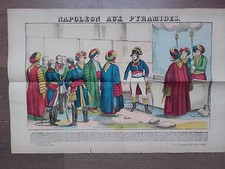GRANDE IMAGE EPINAL 1880 NAPOLEON AUX PYRAMIDES 1798