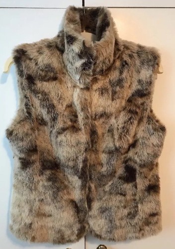 Gilet fausse fourrure - fausse,