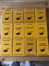 Lot 12 cassettes audio les maitres du mystère  le masque Et La Plume