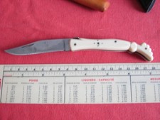 COUTEAU PLIANT COULEUR IVOIRE