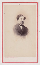 CDV Trantoul à Toulouse - Personnage à identifier - Vintage albumen print c.1864
