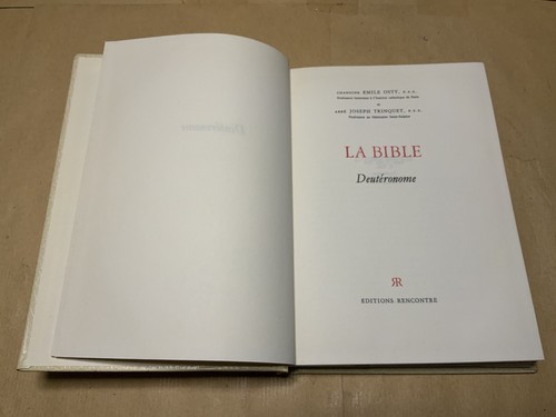 Bible osty deutéronome - la,