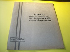 RARE BROCHURE INTERNE AUX GARAGES CITROEN EDITION 1930 5CV B2 B10 B12 B14 C4 C6