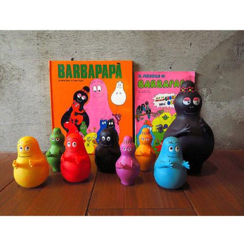 Poupée barbapapa sofubi - barbapapa,