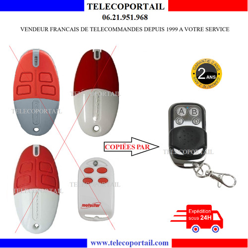 Telecommande copieuse motostar - telecommande,