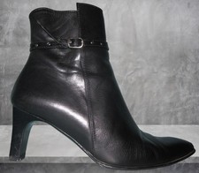 Bottines cuir noir Johann