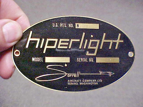 Sorrell hiperlight avion - sorrell,