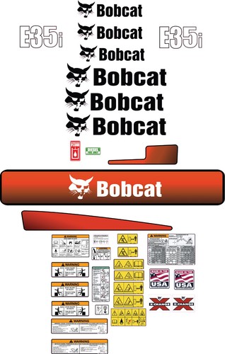 Fits bobcat e35i - fits, decal