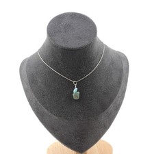 Collier 2 Perles Larimar de