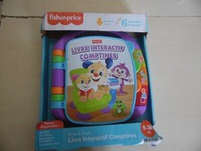 FISHER-PRICE LIVRE INTERACTIF 6 COMPTINES 3-36 MOIS