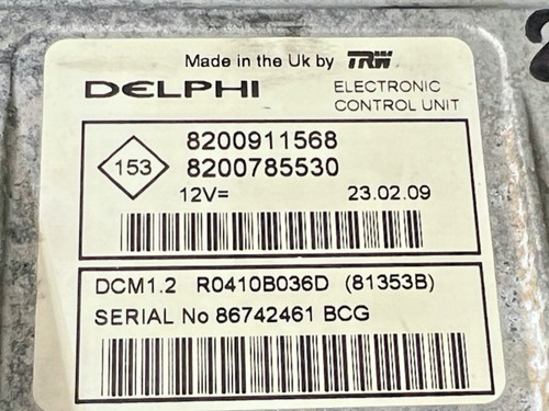 Calculateur moteur dacia - calculateur,