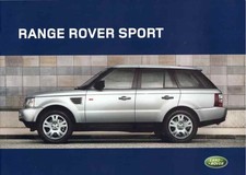 Catalogue Brochure Land Rover Range Rover Sport 2006 Suisse en français