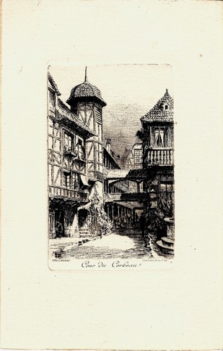 Strasbourg gravure eau - strasbourg,,